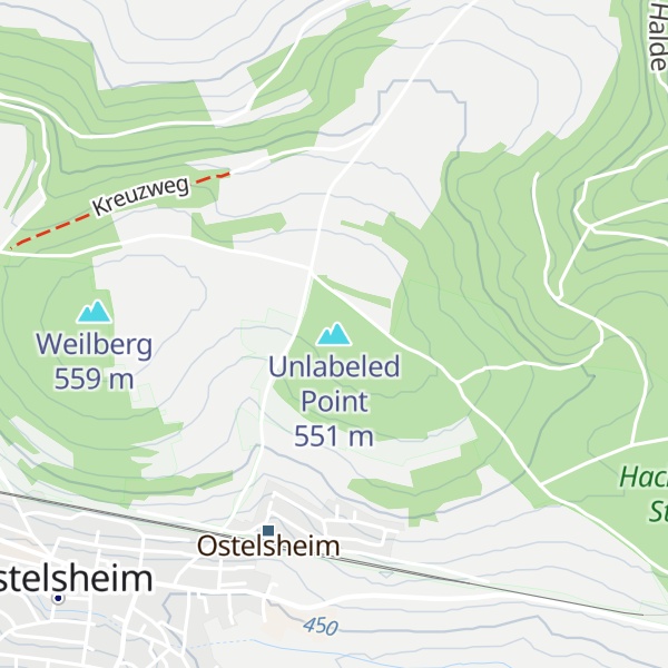 Map of Unlabeled Point