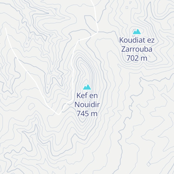 Map of Kef en Nouidir