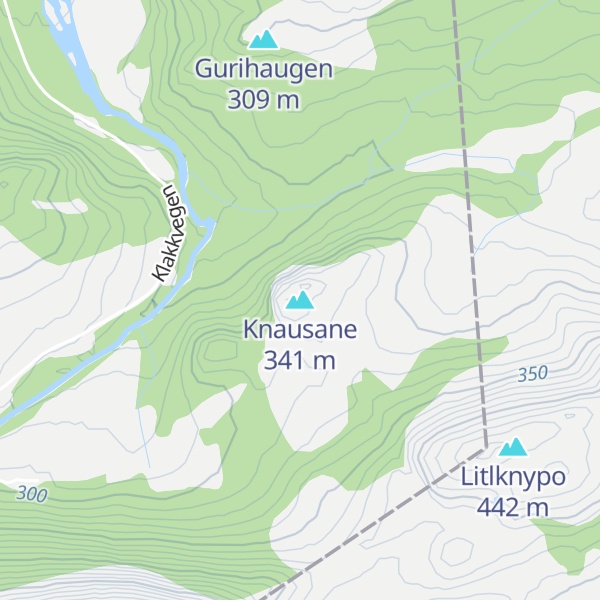 Map of Knausane