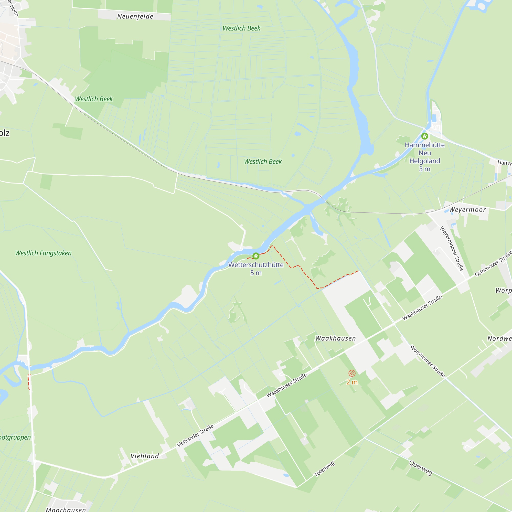 Wetterschutzhütte map