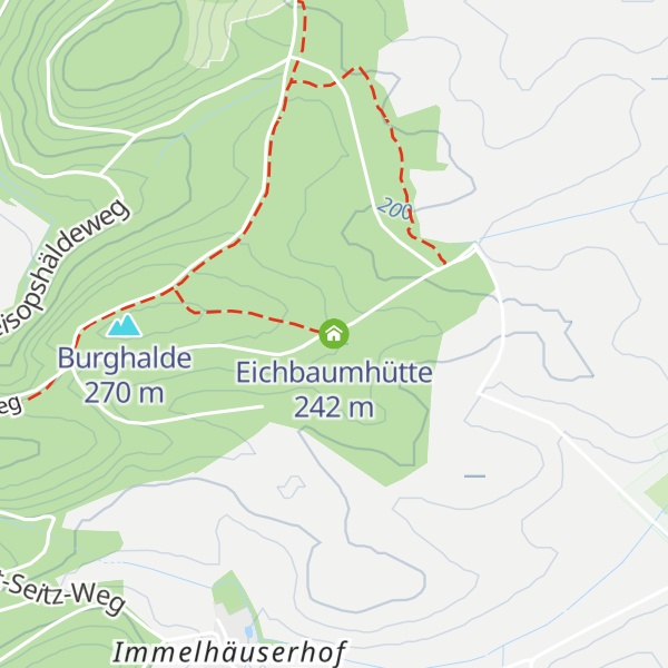 Map of Eichbaumhütte