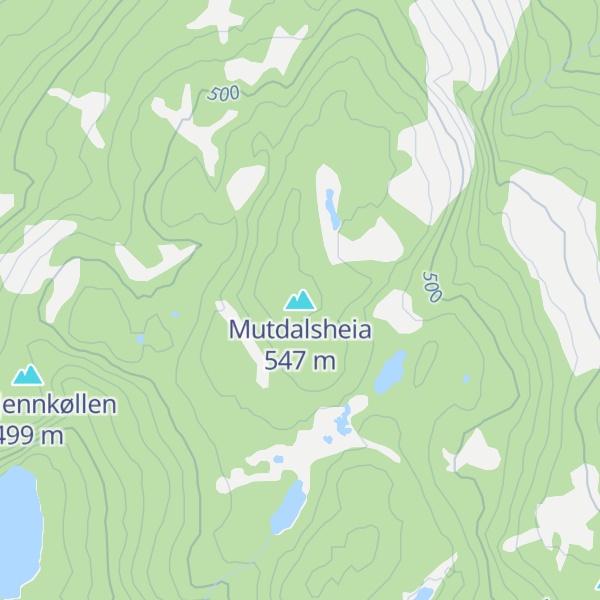 Map of Mutdalsheia