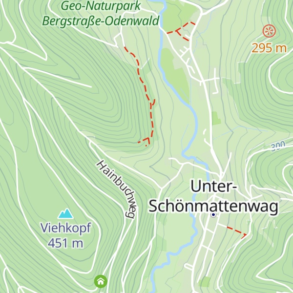 Map of Hoberghütte
