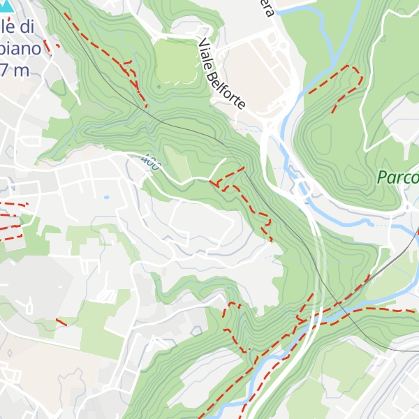 Map of Colle Bustecche
