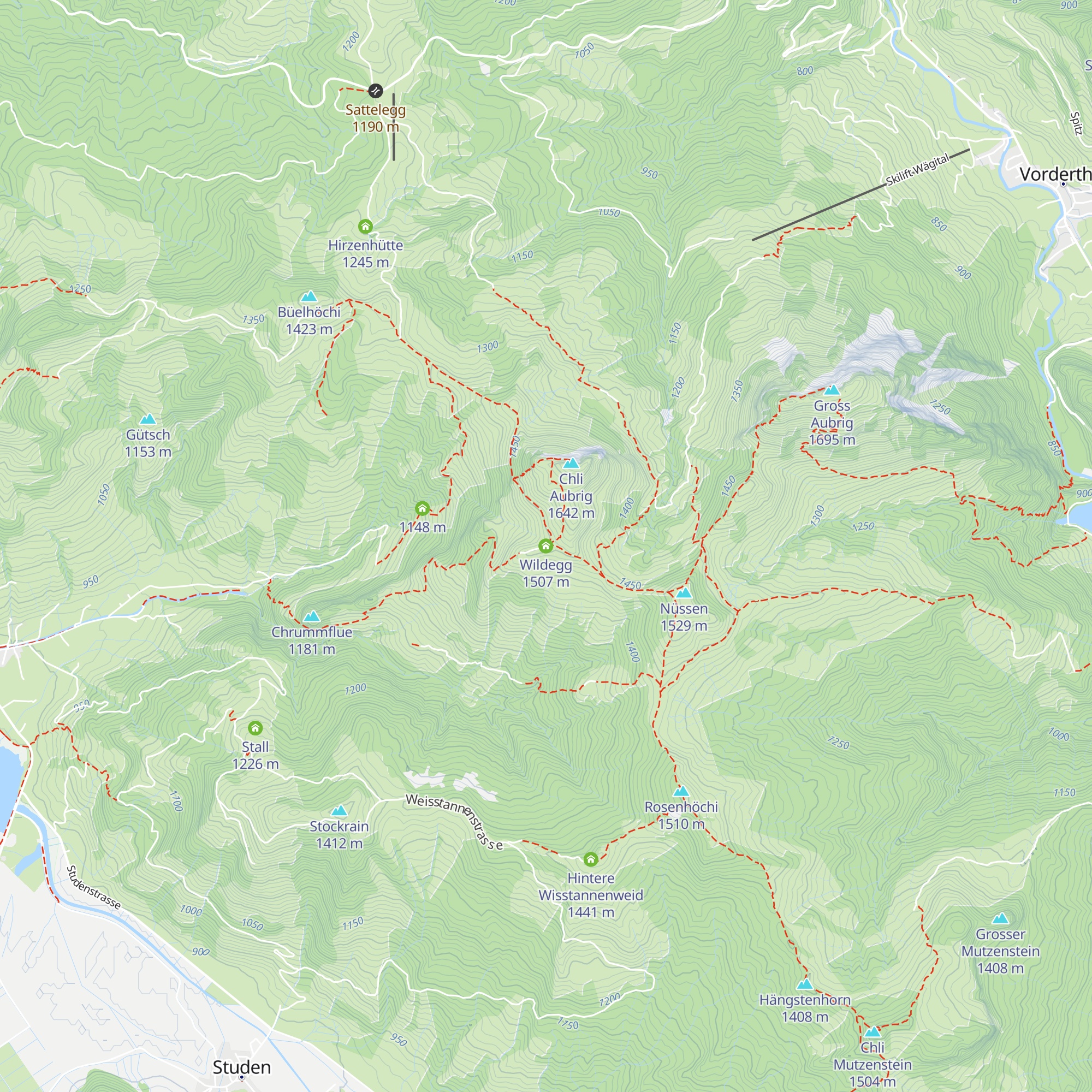 Wildegg map