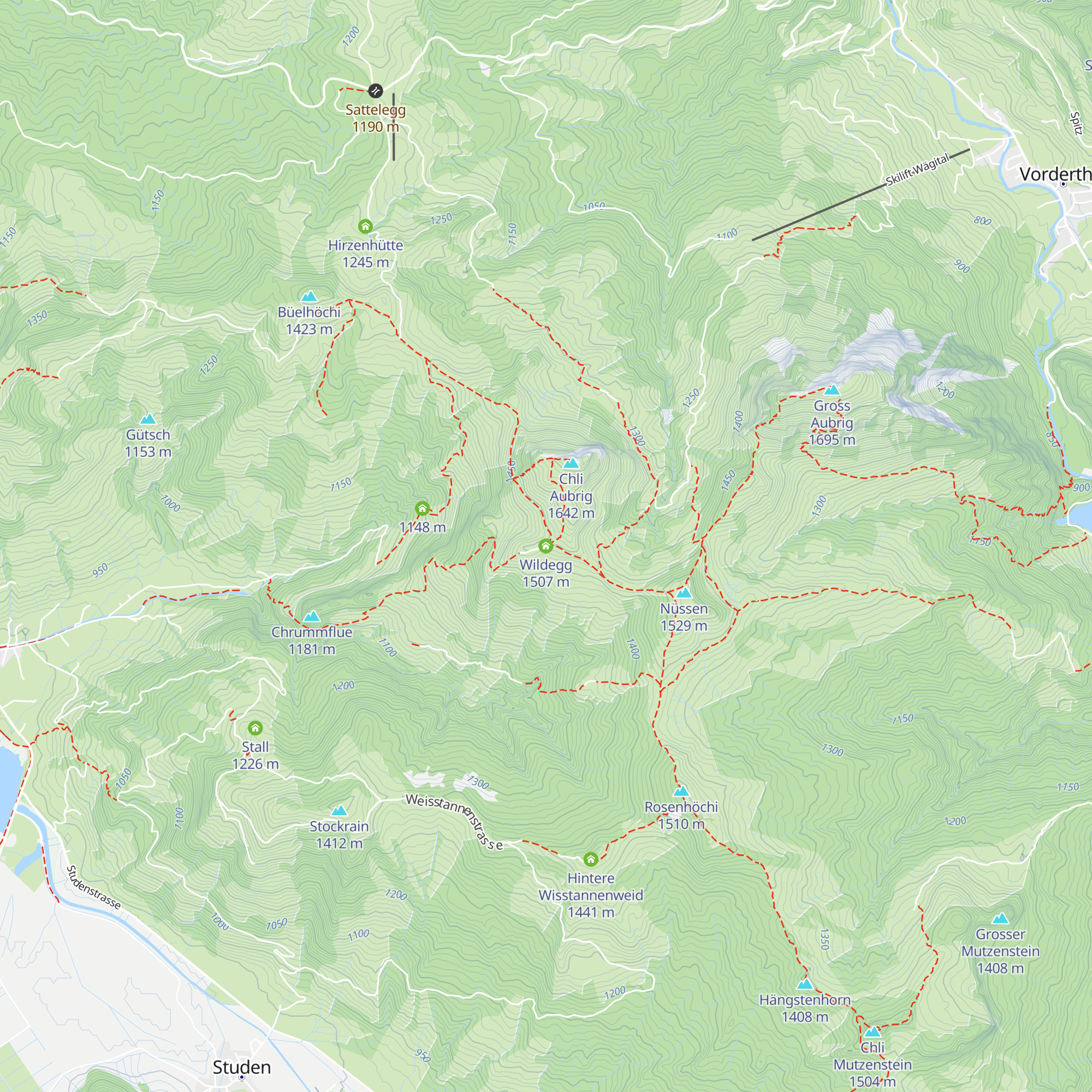 Wildegg map