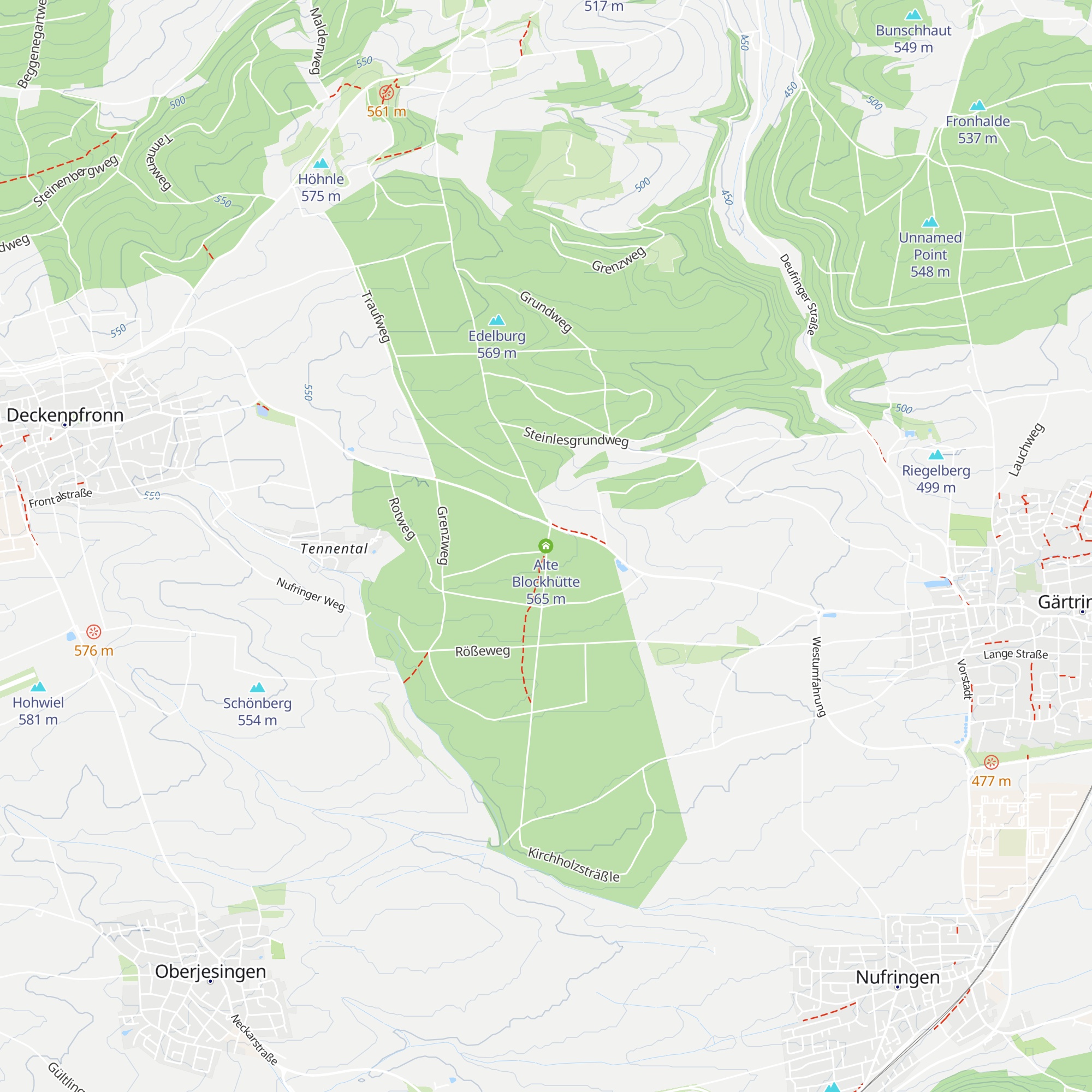 Alte Blockhütte map