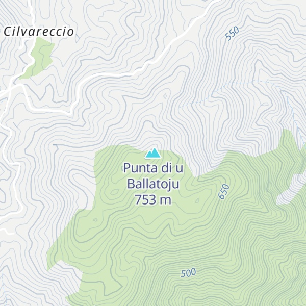 Map of Punta di u Ballatoju