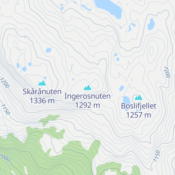 Map of Ingerosnuten