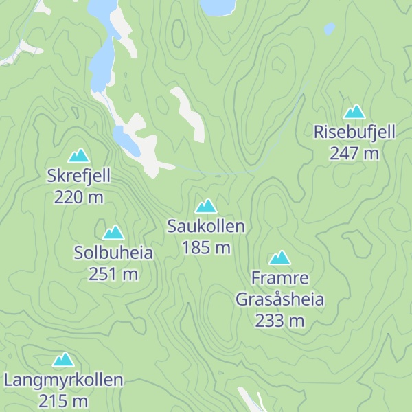 Map of Saukollen