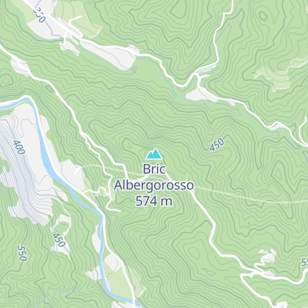 Map of Bric Albergorosso