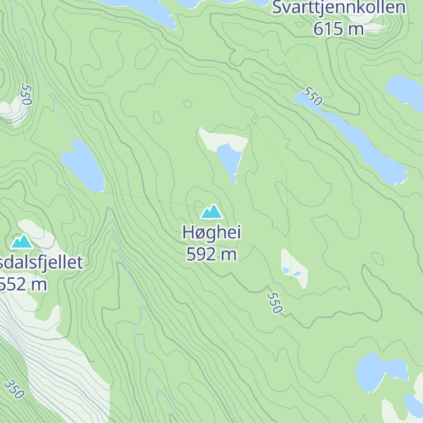 Map of Høghei