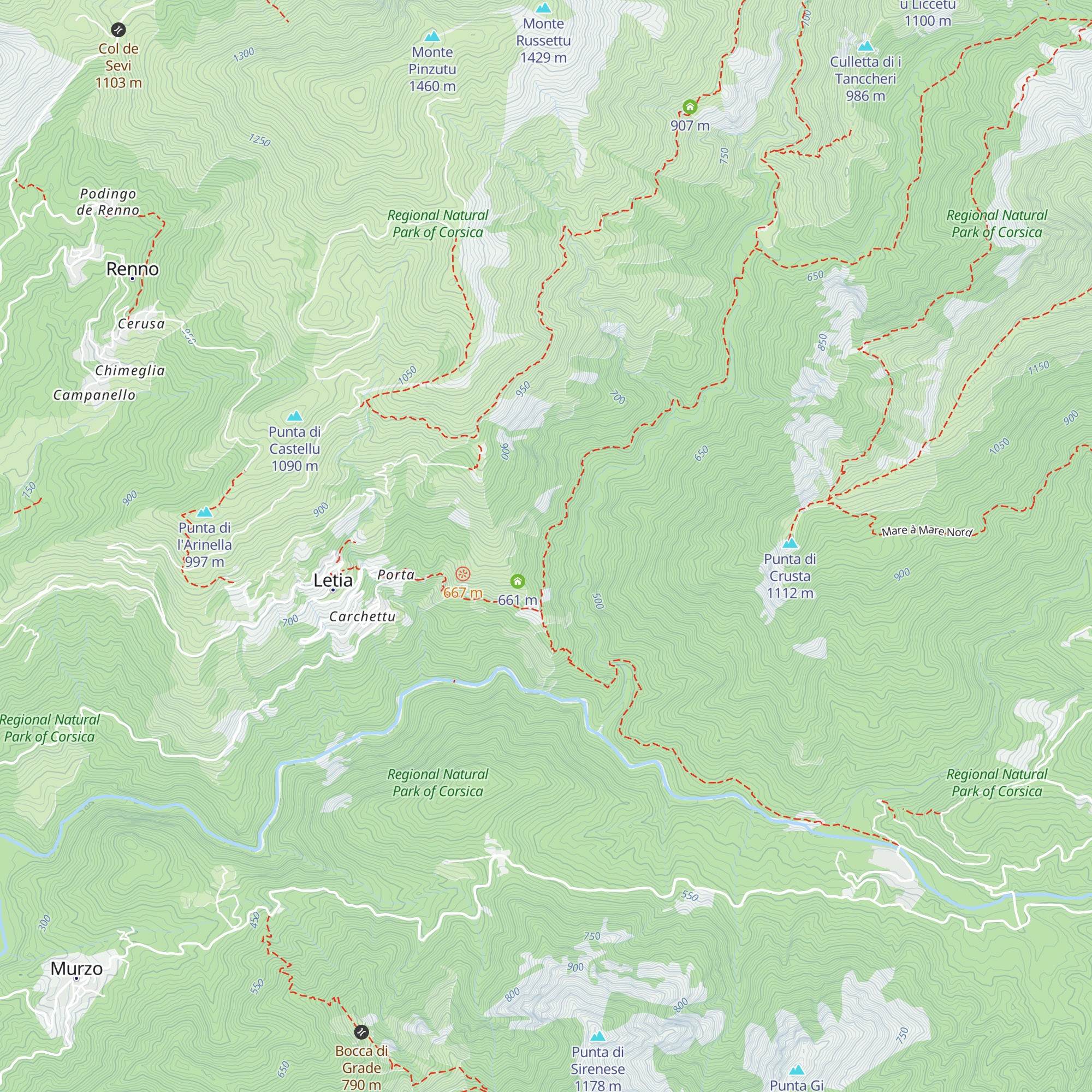 Casetta di Barbone map