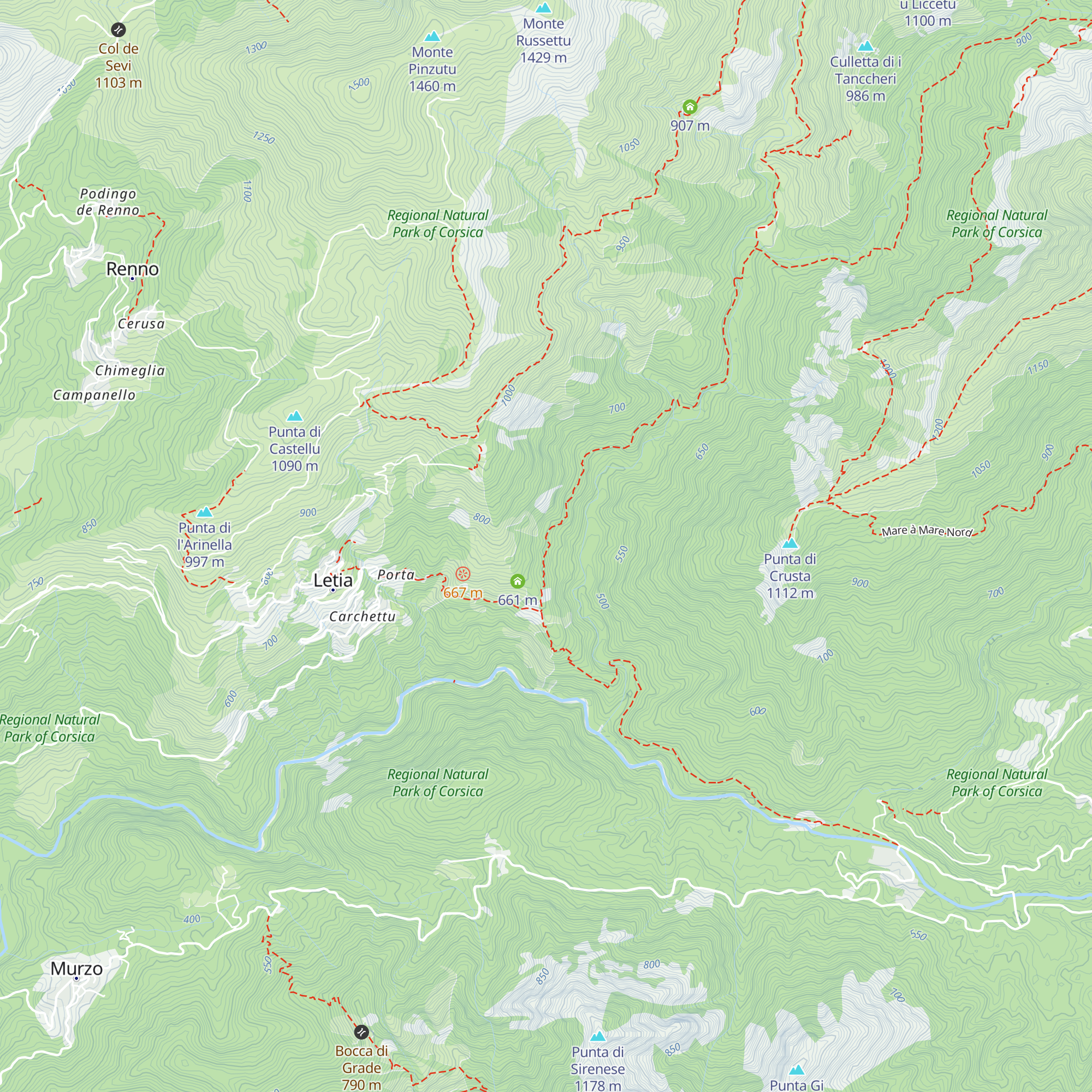 Casetta di Barbone map