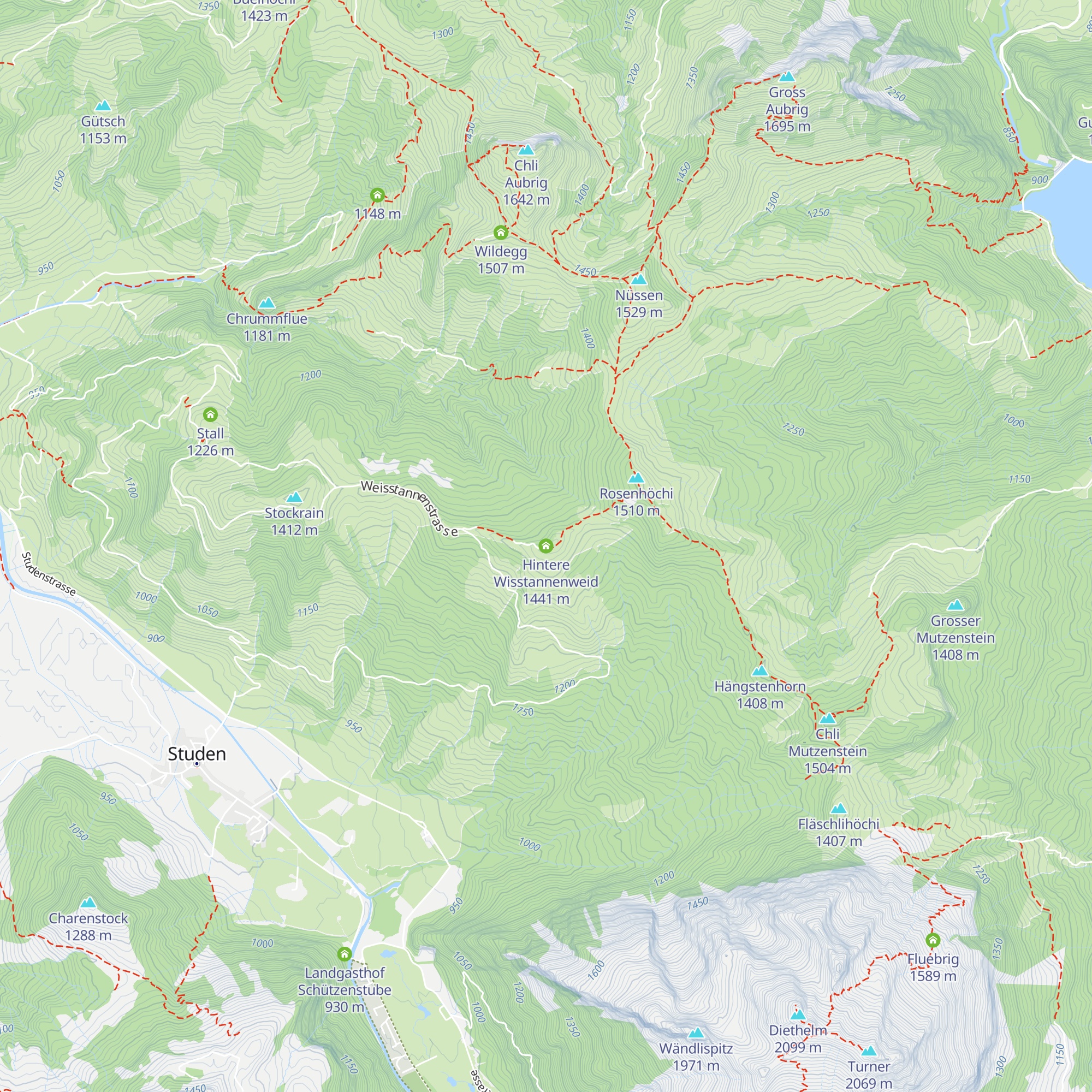 Hintere Wisstannenweid map