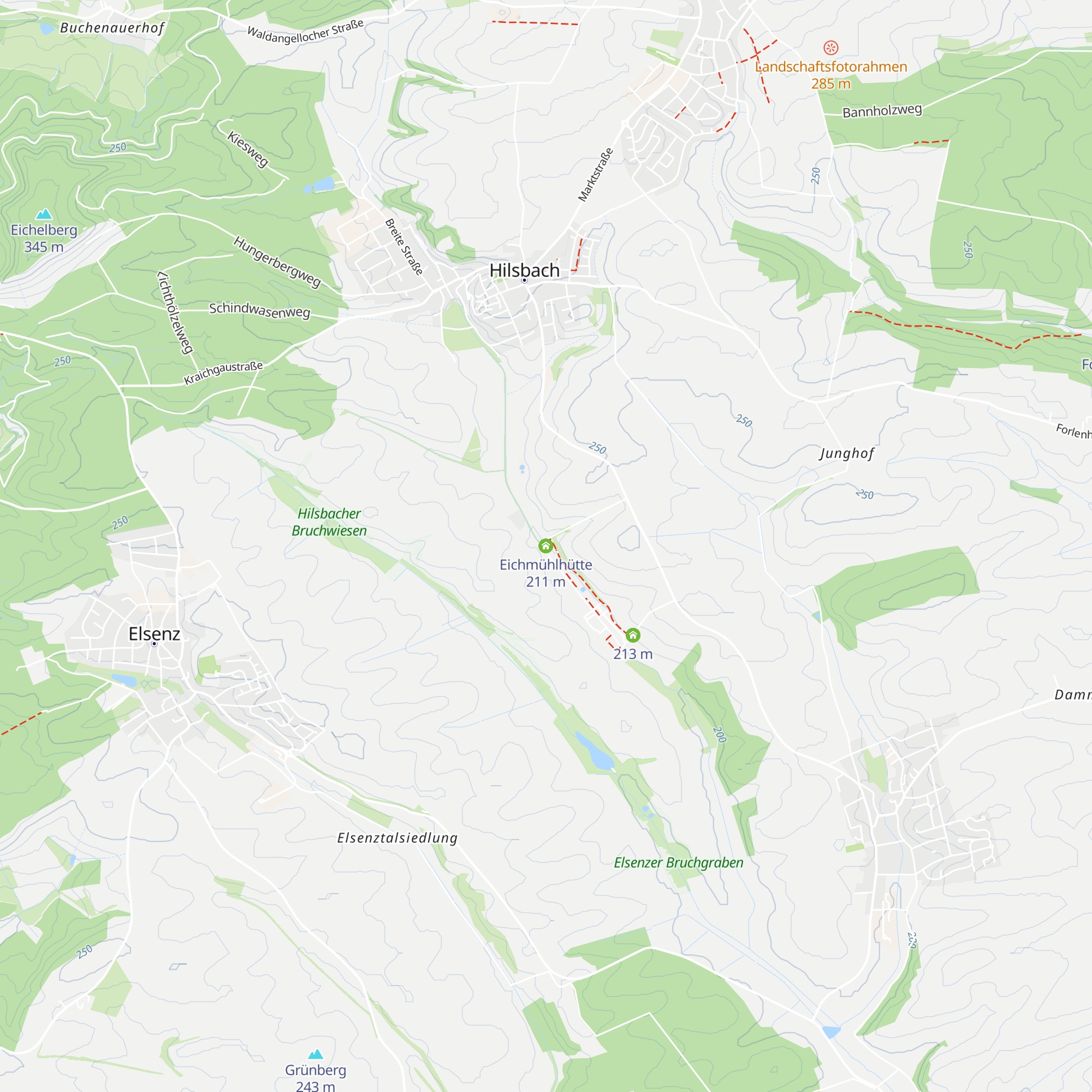 Eichmühlhütte map