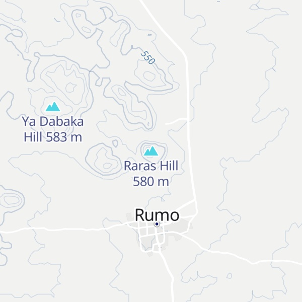 Map of Raras Hill