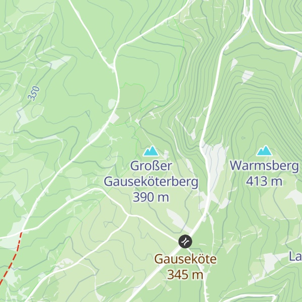 Map of Großer Gauseköterberg