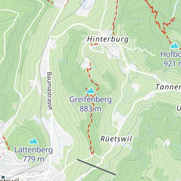 Map of Greifenberg
