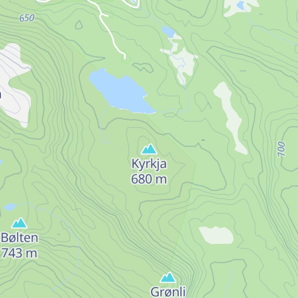 Map of Kyrkja