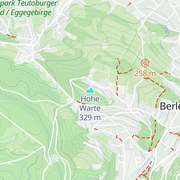 Map of Hohe Warte