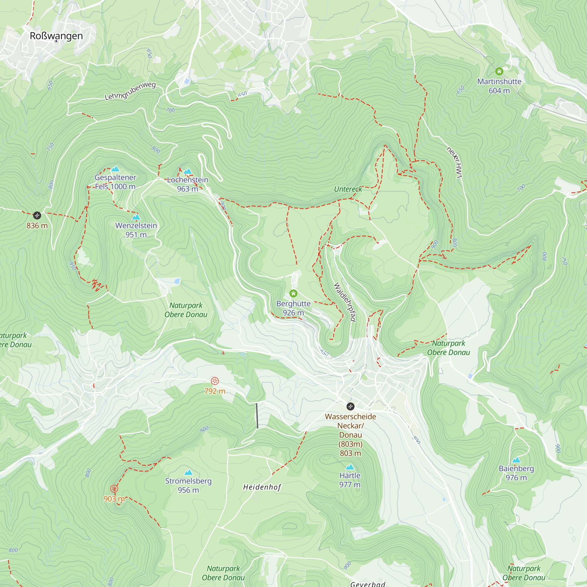 Berghütte map