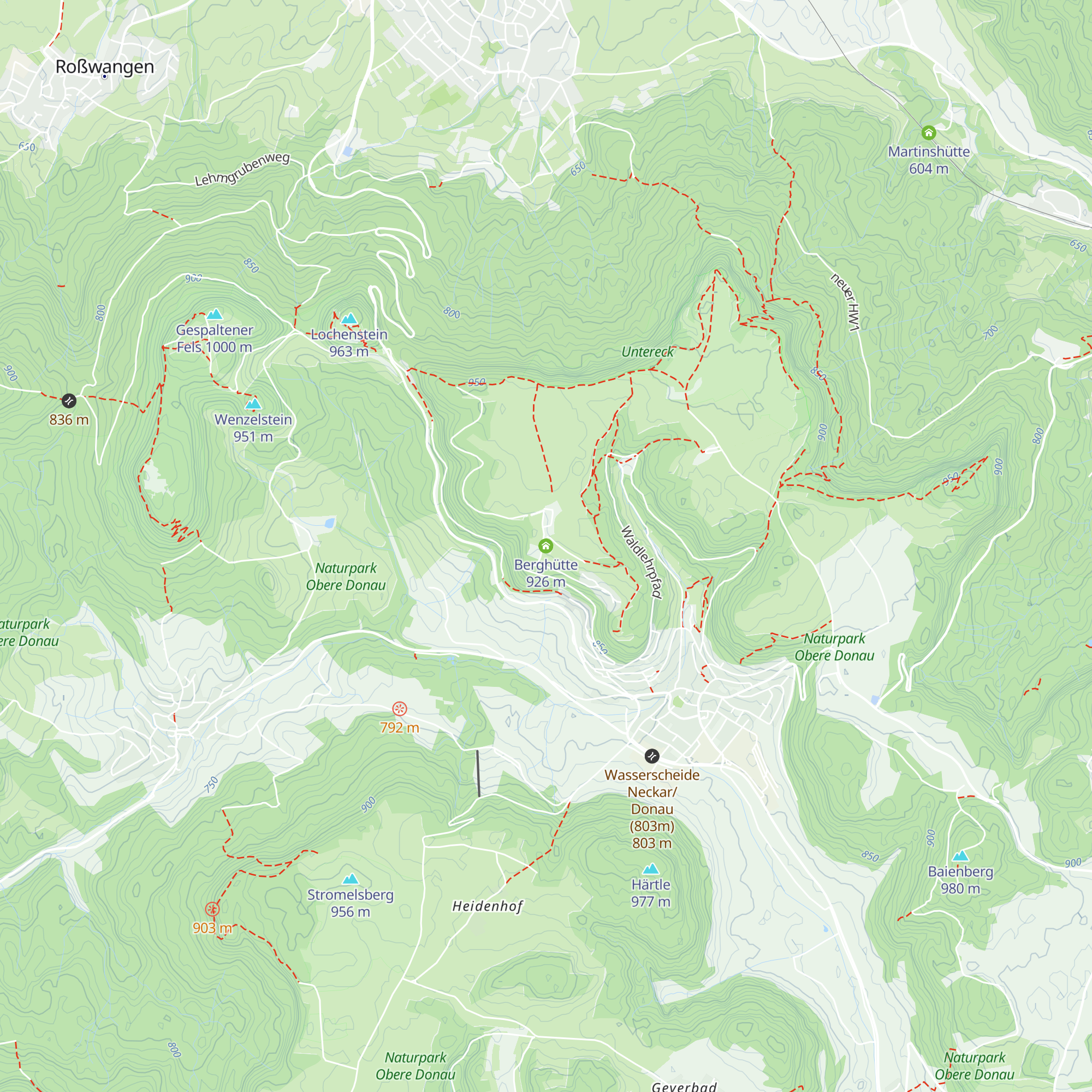 Berghütte map
