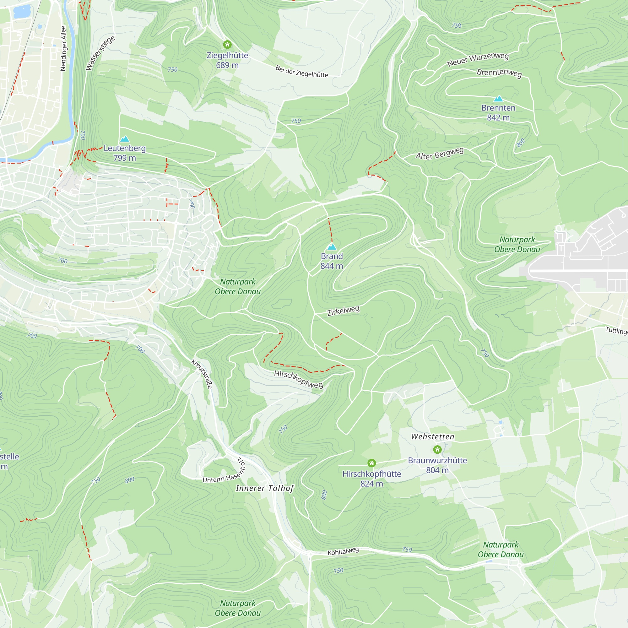 Hardt-Hütte map