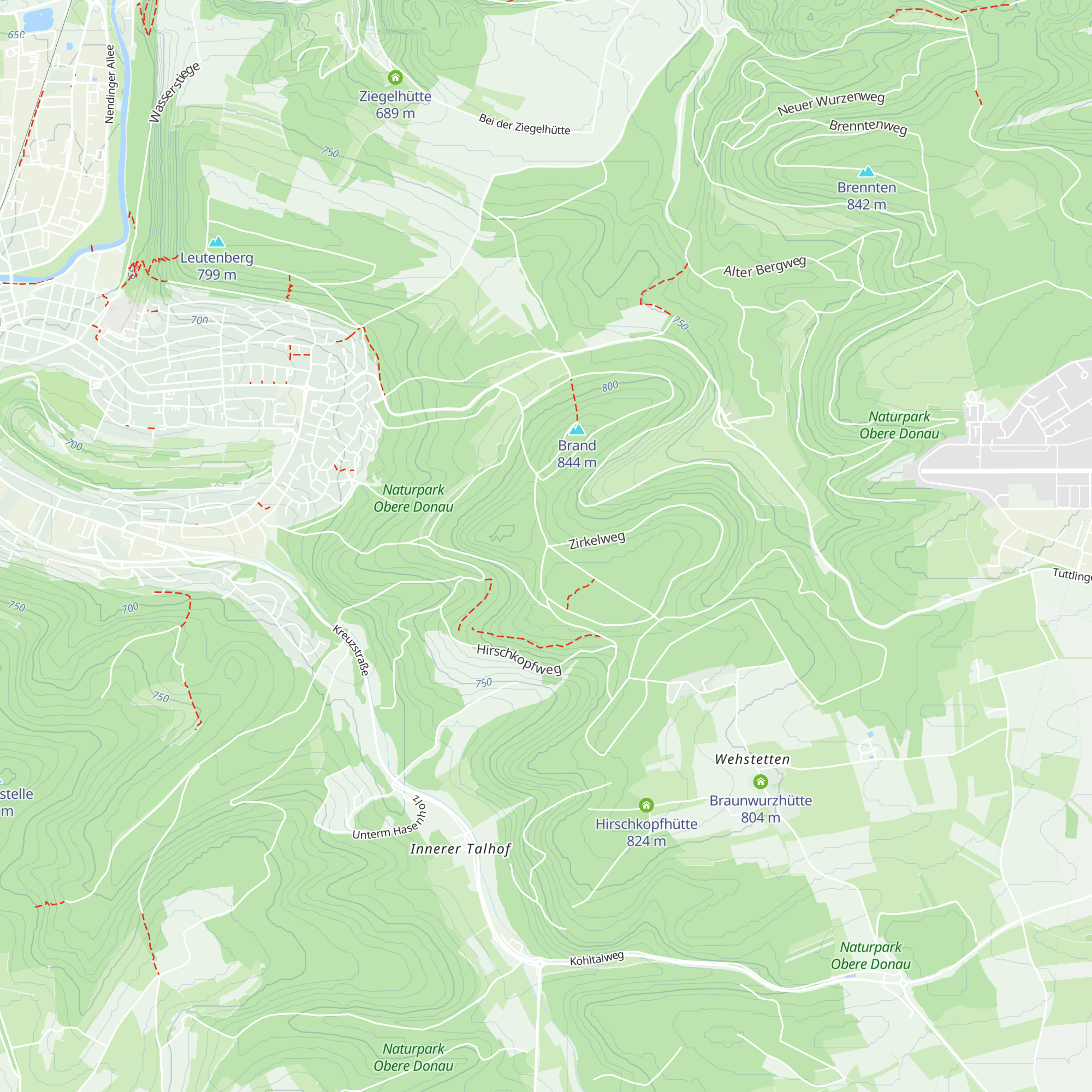 Hardt-Hütte map
