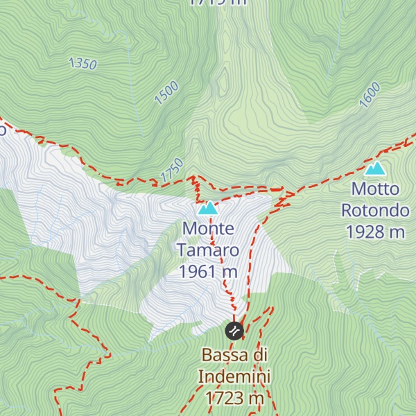 Map of Monte Tamaro