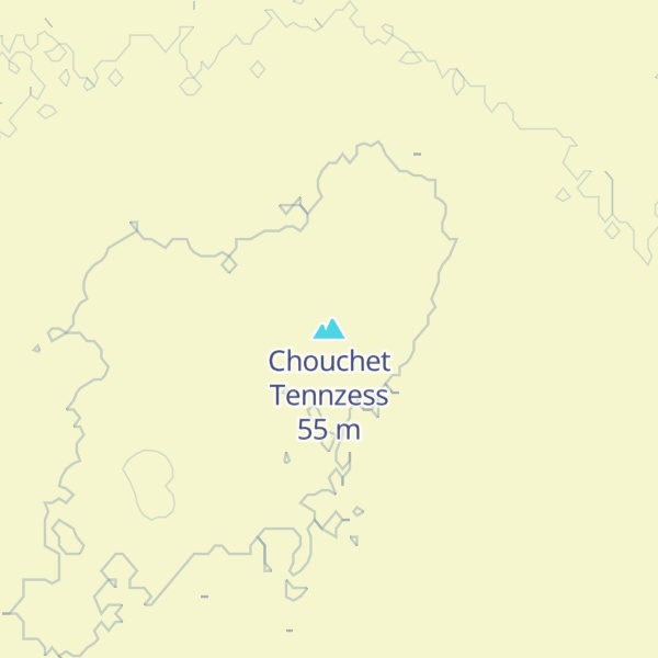 Map of Chouchet Tennzess