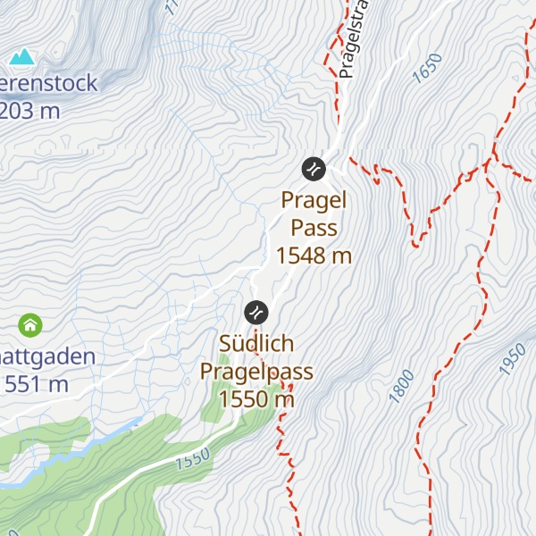 Map of Pragelpasshöhe