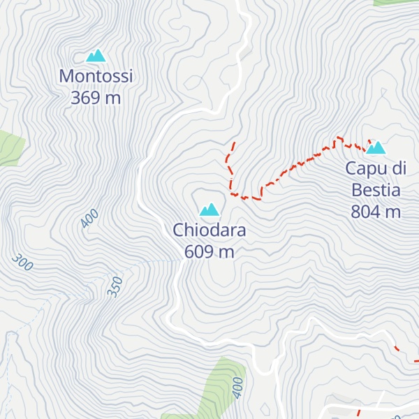 Map of Chiodara