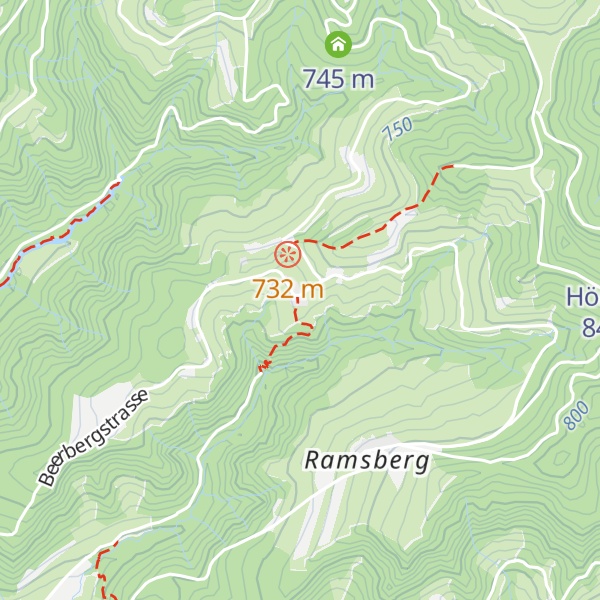 Map of Alpwirtschaft Schnurrberg