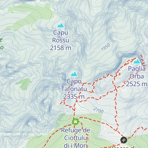 Map of Capo Tafonatu