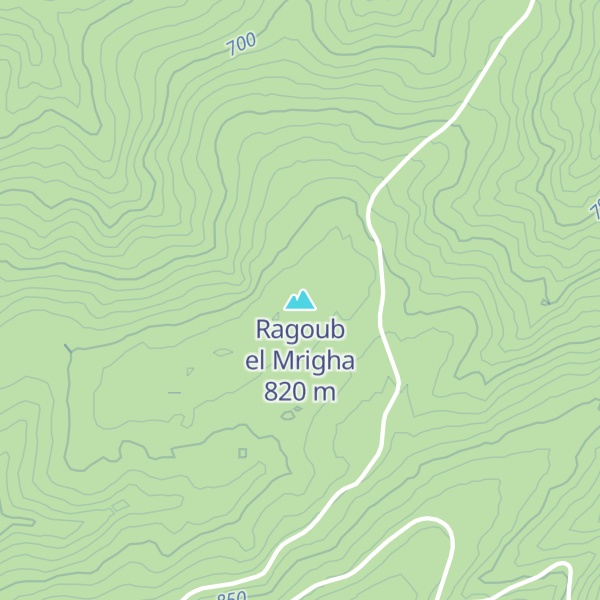 Map of Ragoub el Mrigha
