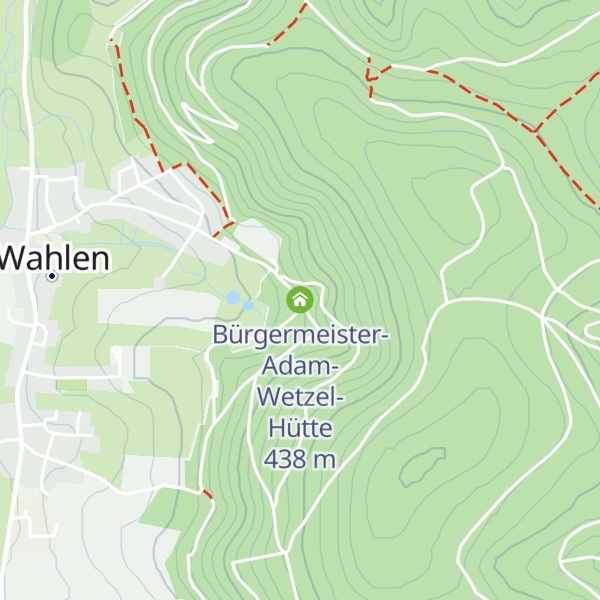 Map of Bürgermeister-Adam-Wetzel-Hütte