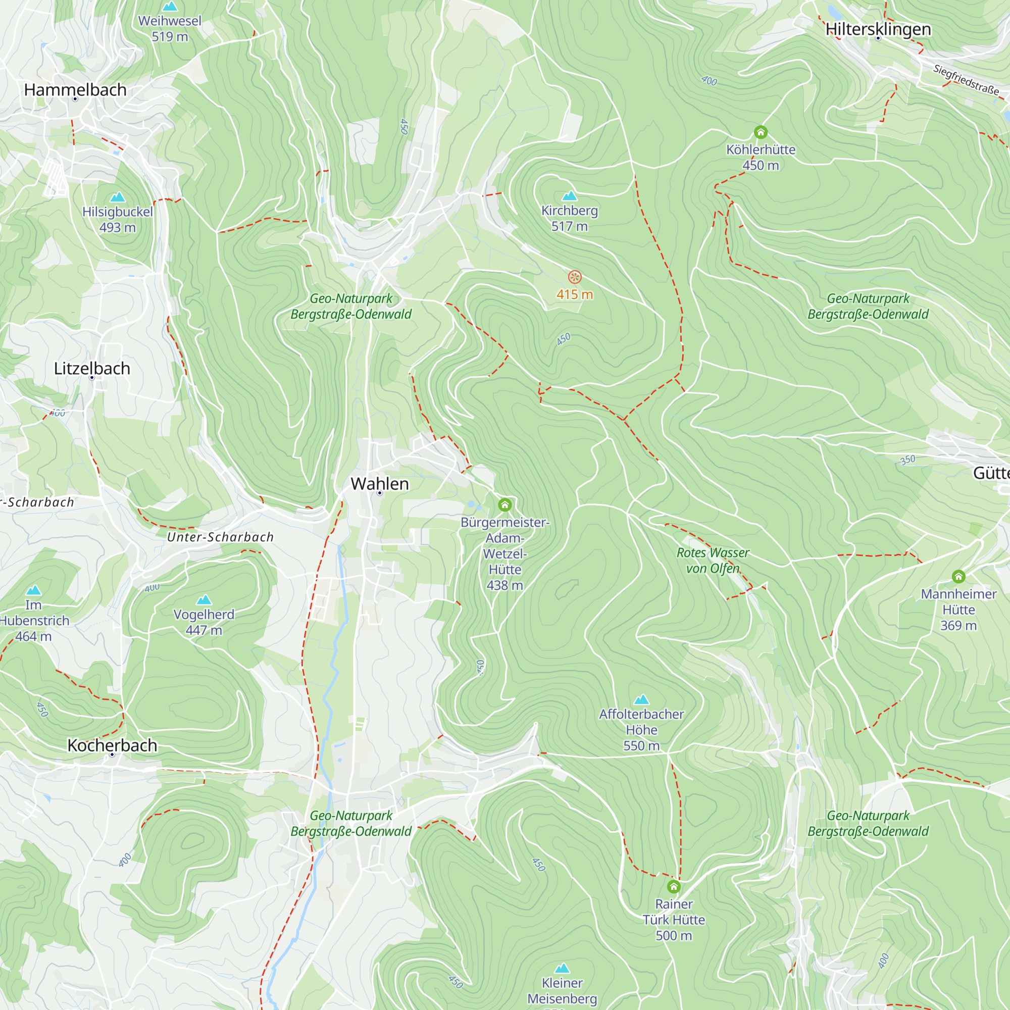 Bürgermeister-Adam-Wetzel-Hütte map