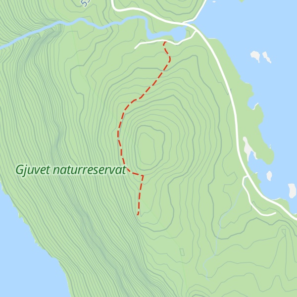 Map of Gjuvhovd