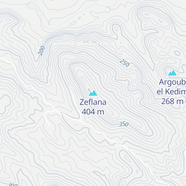 Map of Zeflana