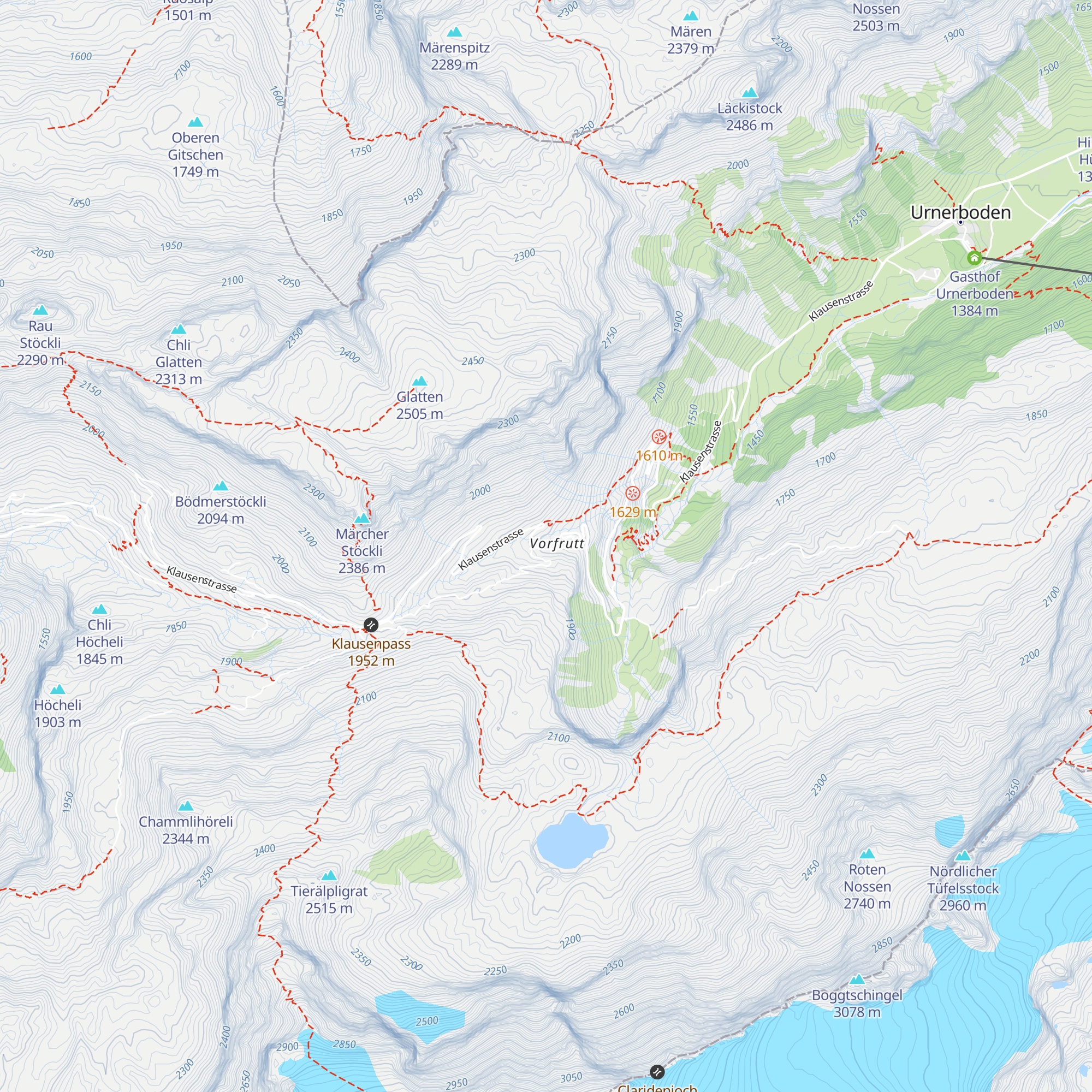 Alpbeizli Steigärtli Vorfrutt map