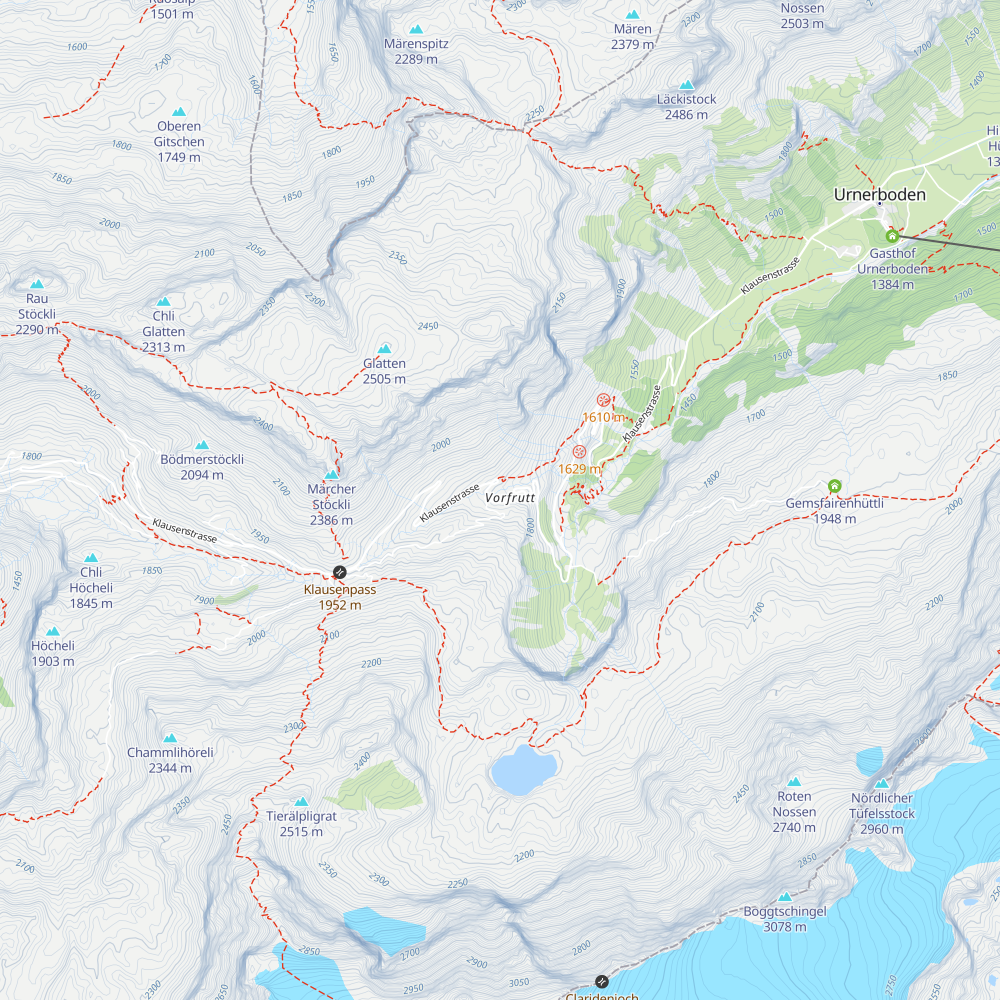 Alpbeizli Steigärtli Vorfrutt map