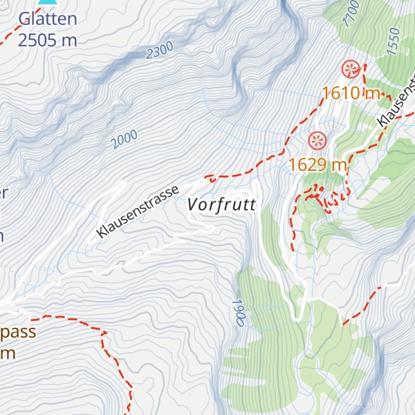 Map of Alpbeizli Steigärtli Vorfrutt