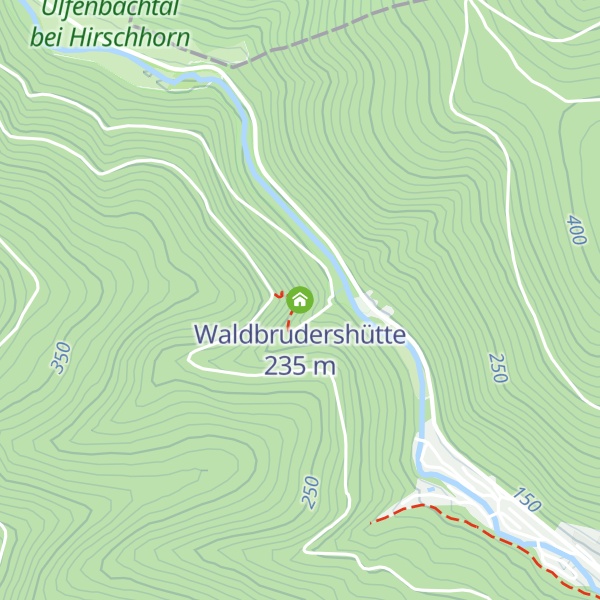 Map of Waldbrudershütte