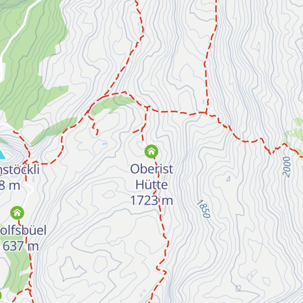 Map of Oberist Hütte