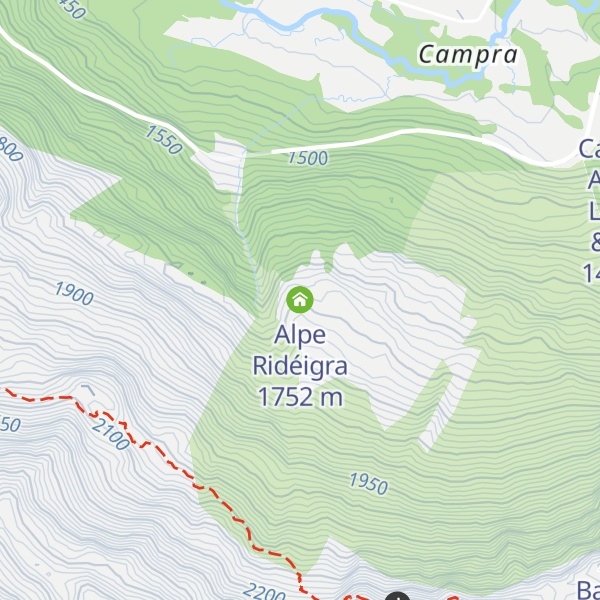 Map of Alpe Ridéigra
