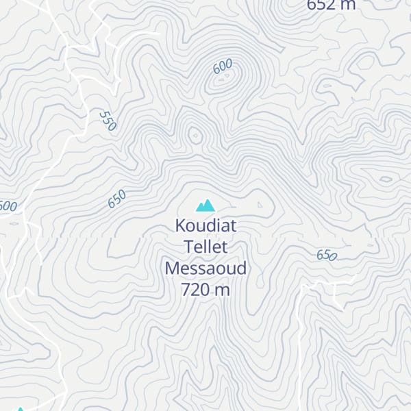 Map of Koudiat Tellet Messaoud