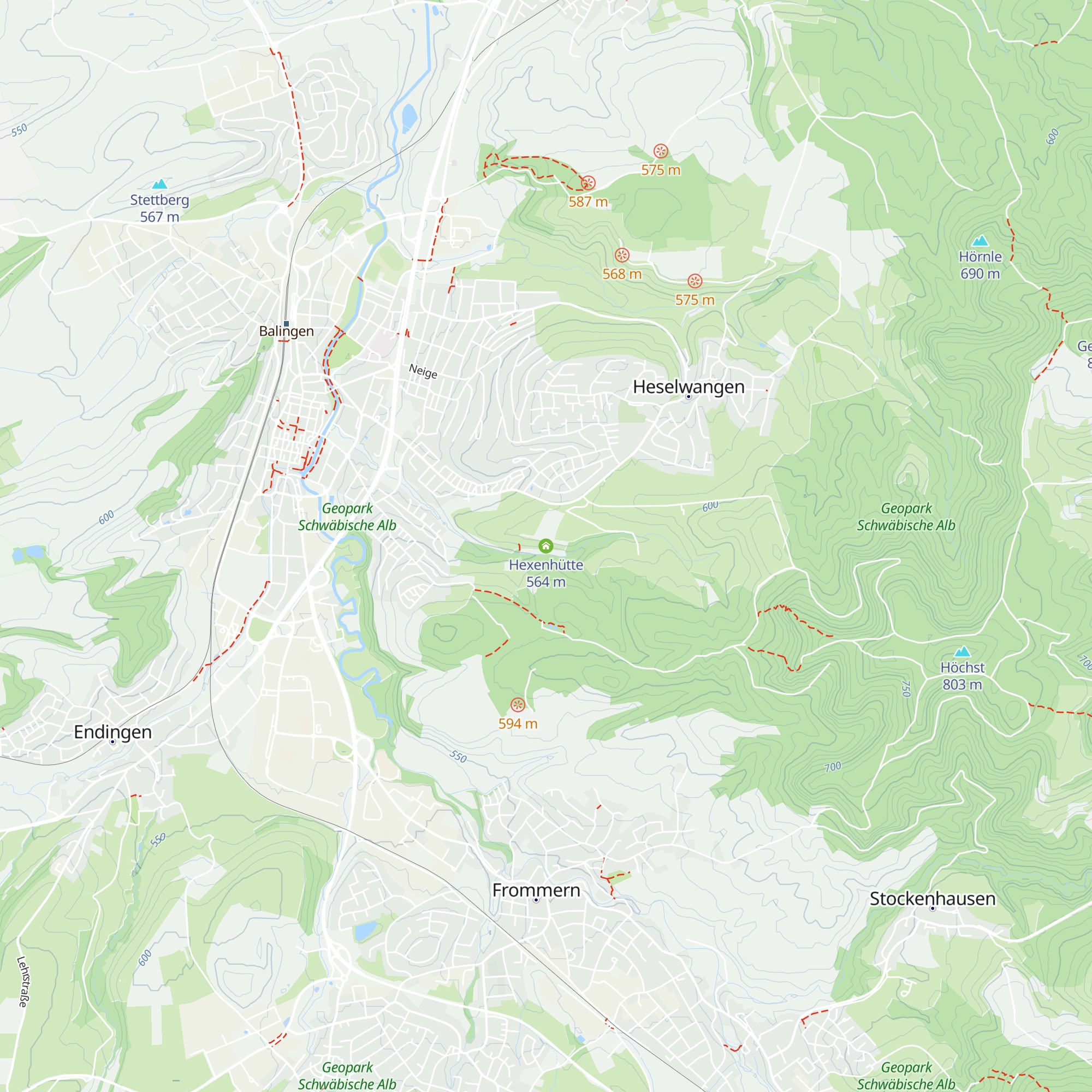 Hexenhütte map