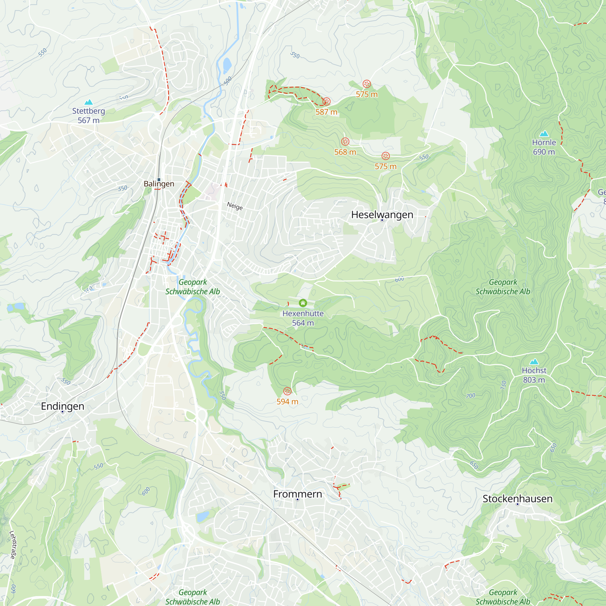 Hexenhütte map