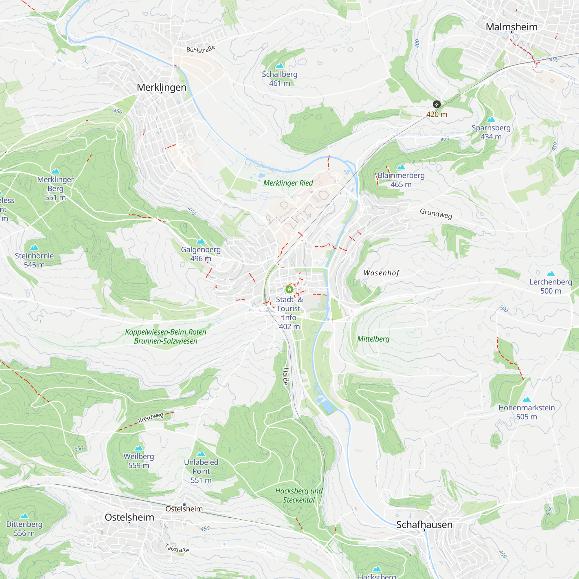 Stadt- & Tourist-Info map